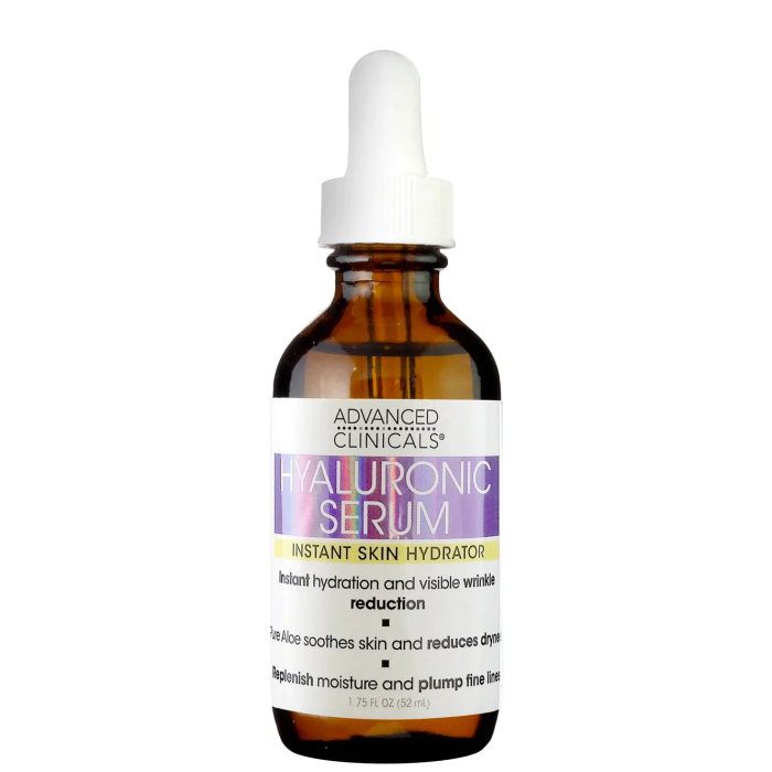 Advanced Clinicals, Hyaluronic Acid Hydrating Face Serum